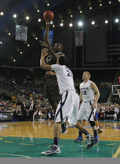 Andrew Nicholson (44) could help the Nuggets in many ways. 