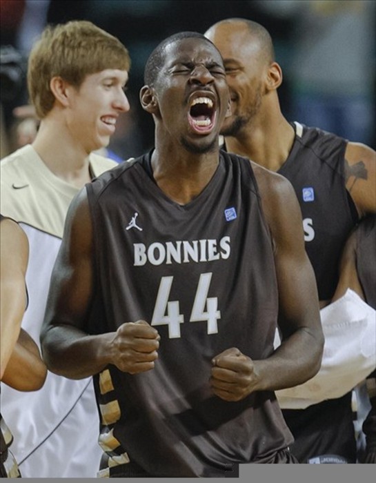 Former St. Bonaventure Bonnies forward Andrew Nicholson. 