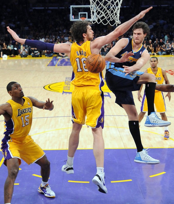 Danilo Gallinari made Ron Artest make that face. 