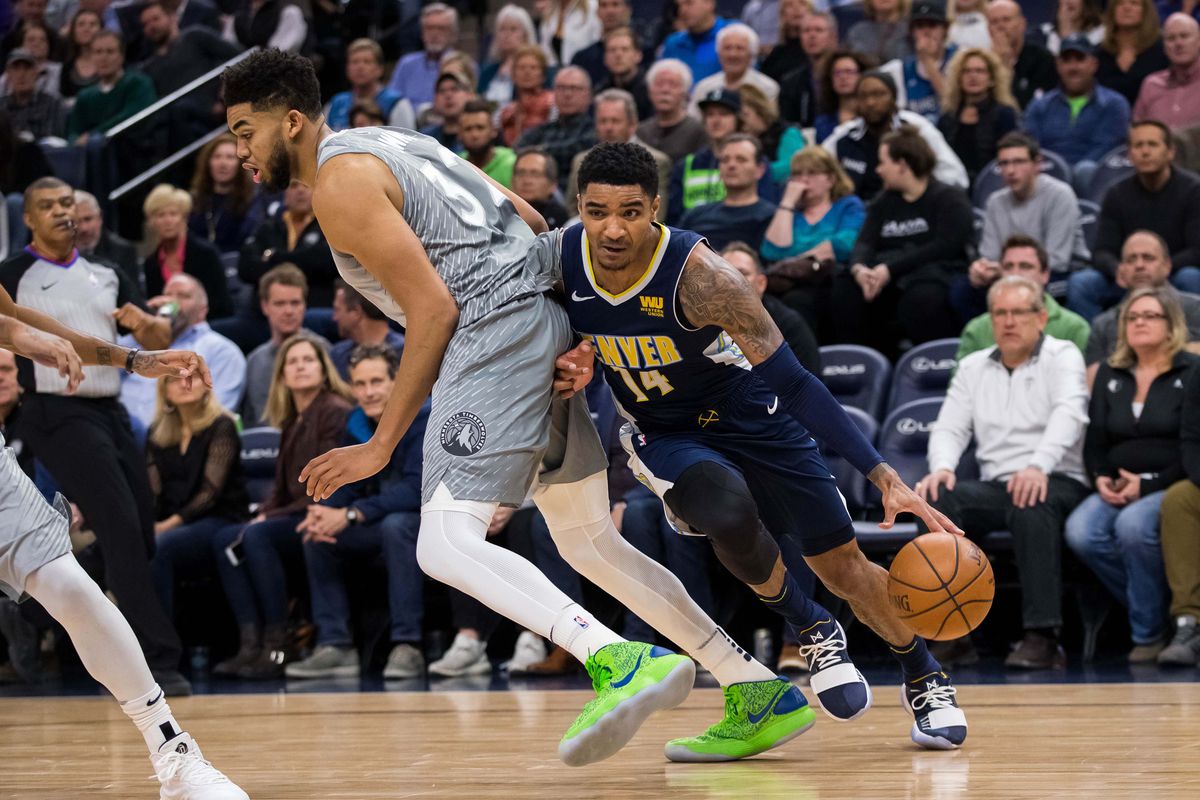 NBA: Denver Nuggets at Minnesota Timberwolves