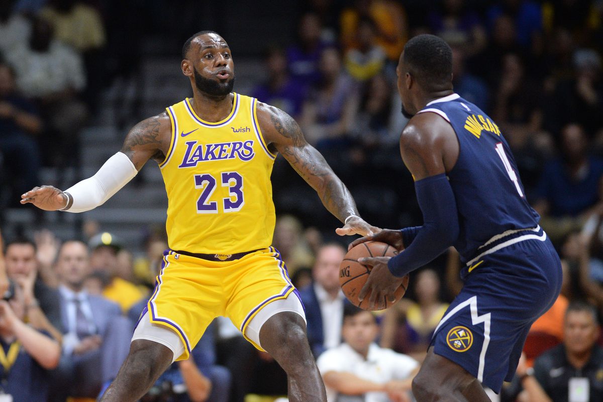 NBA: Preseason-Denver Nuggets at Los Angeles Lakers