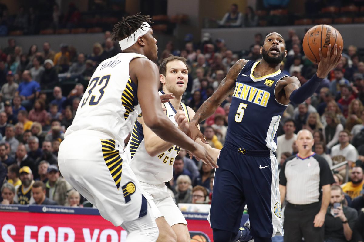 NBA: Denver Nuggets at Indiana Pacers
