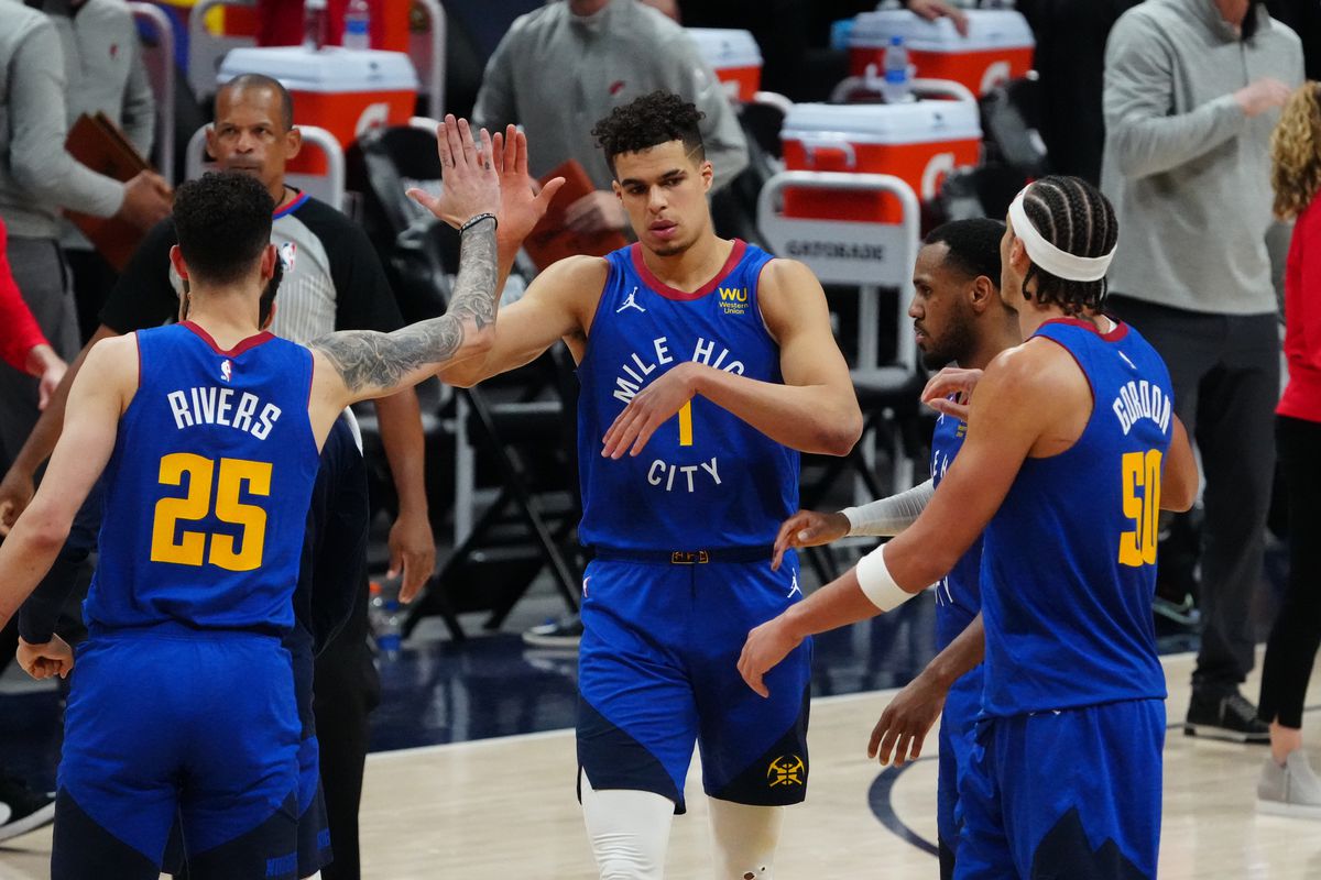 NBA: Portland Trail Blazers at Denver Nuggets
