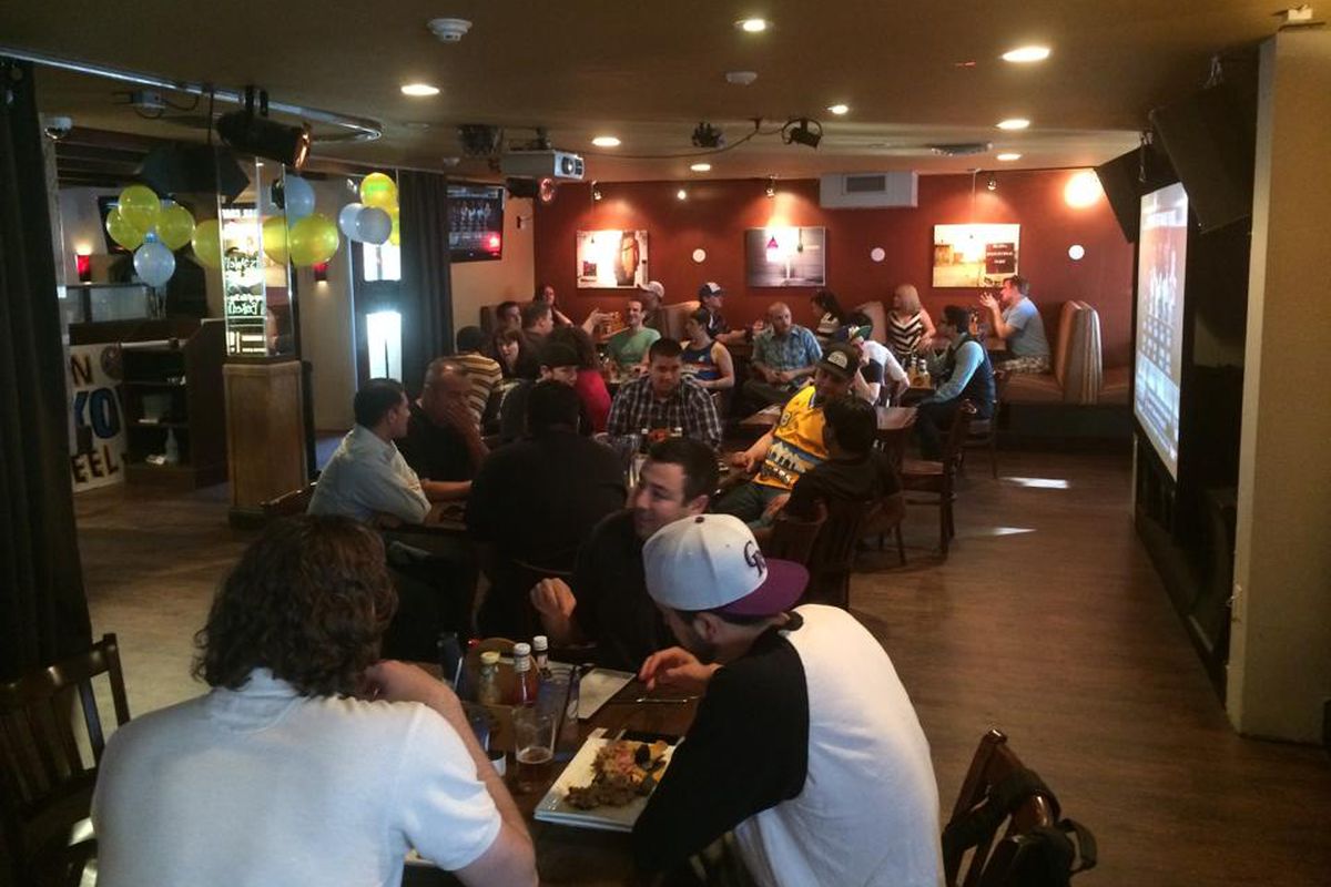 NBA Draft Lottery party at Jakes Food and Spirits