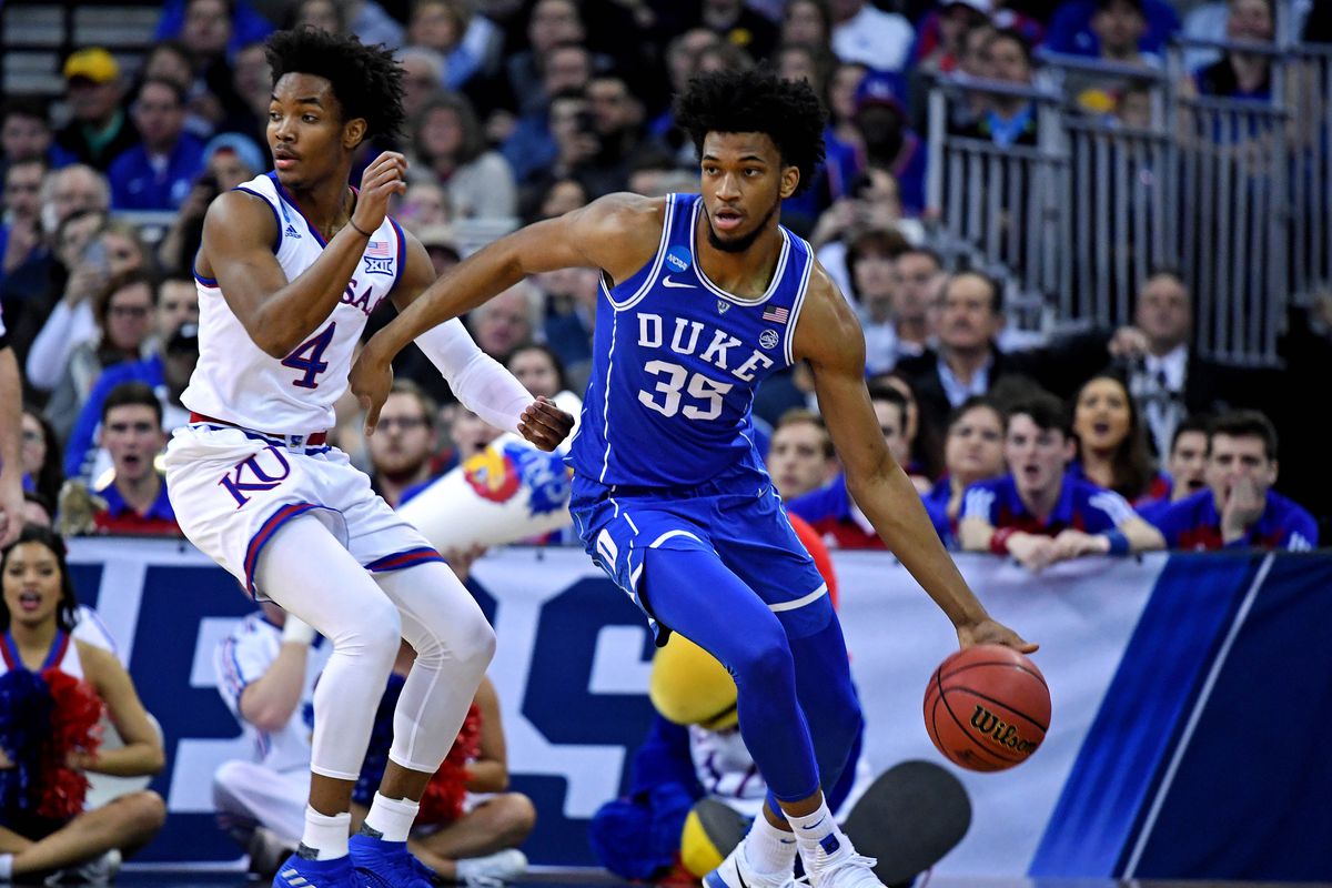 NCAA Basketball: NCAA Tournament-Midwest Regional-Kansas vs Duke