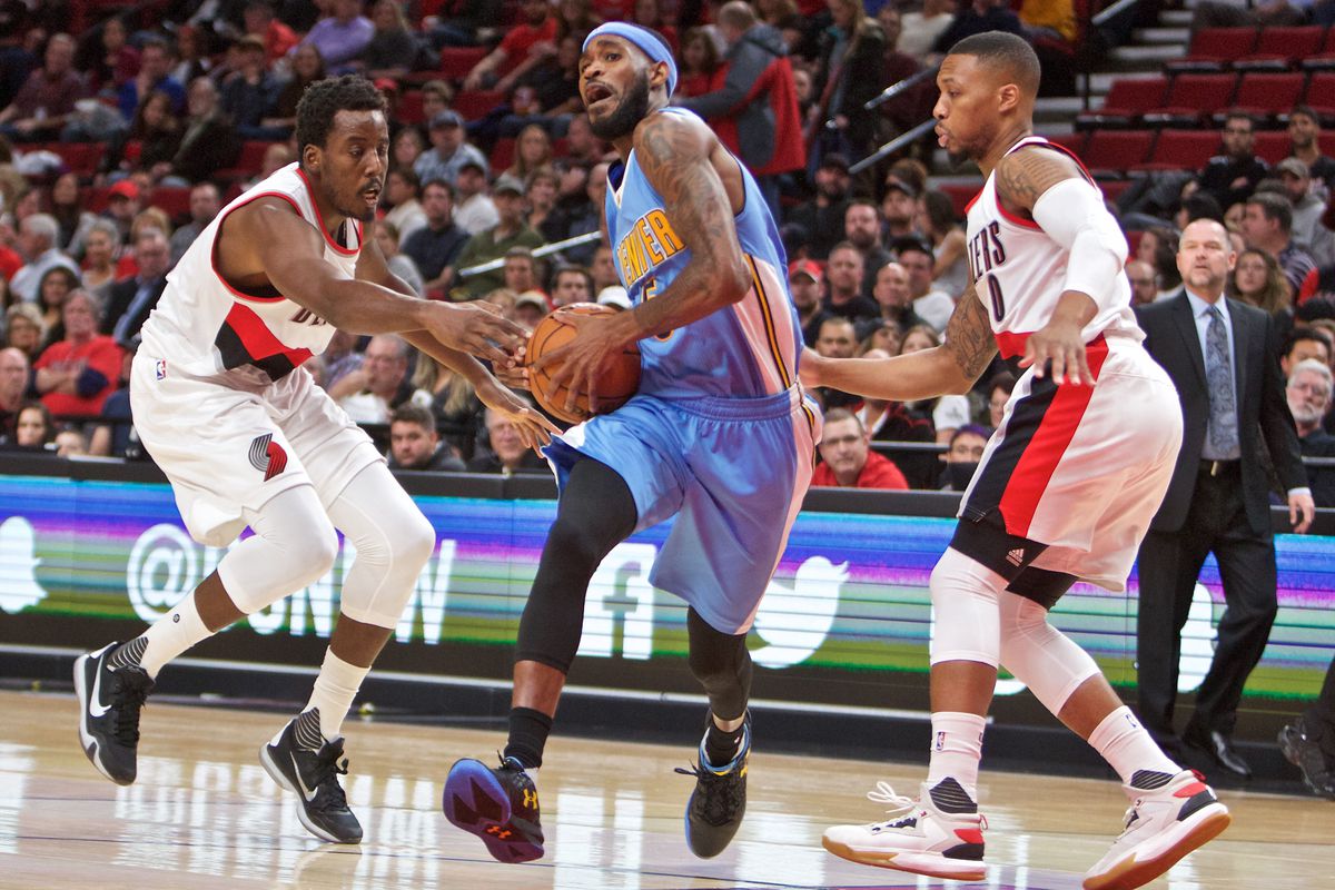 NBA: Preseason-Denver Nuggets at Portland Trail Blazers
