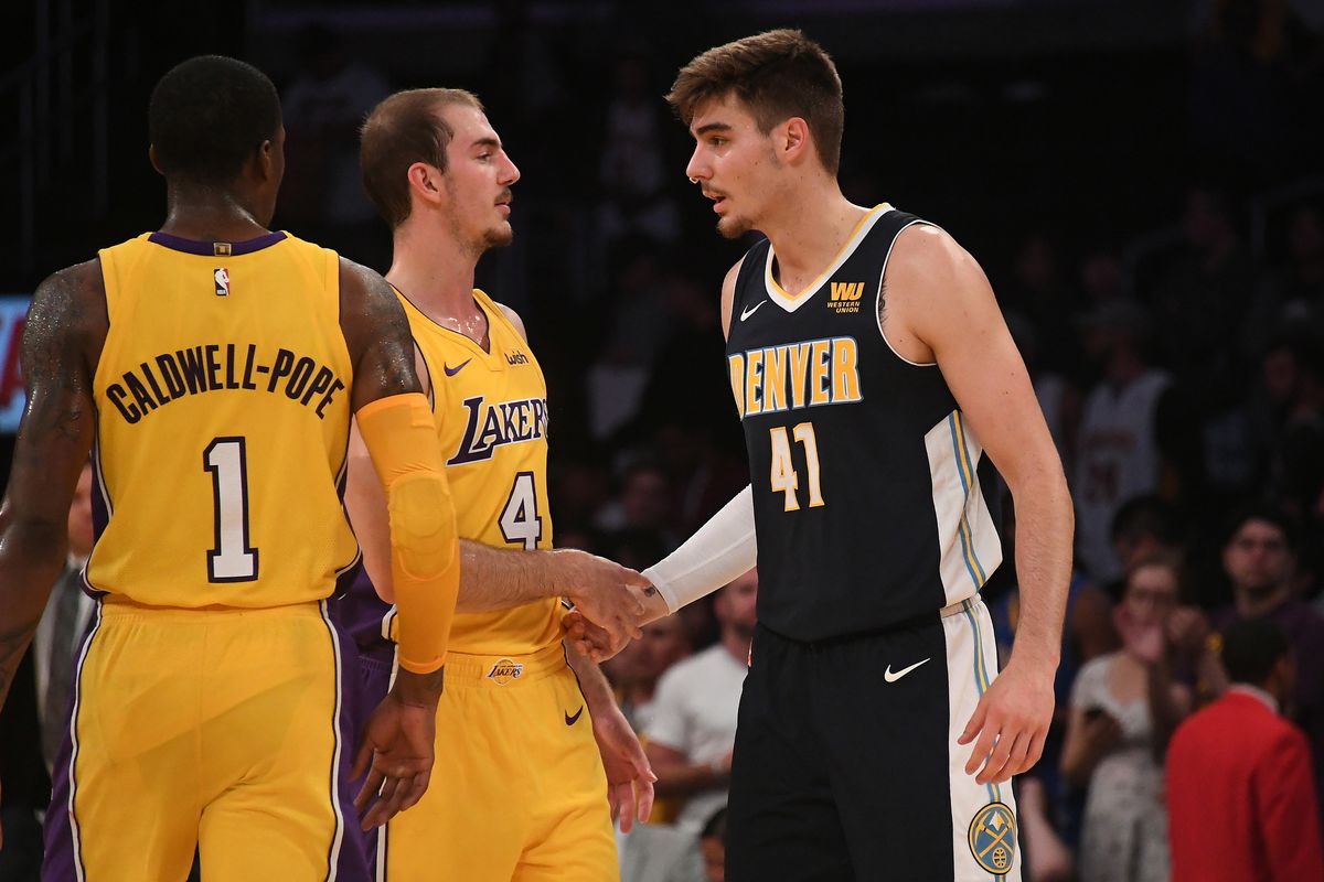 NBA: Preseason-Denver Nuggets at Los Angeles Lakers