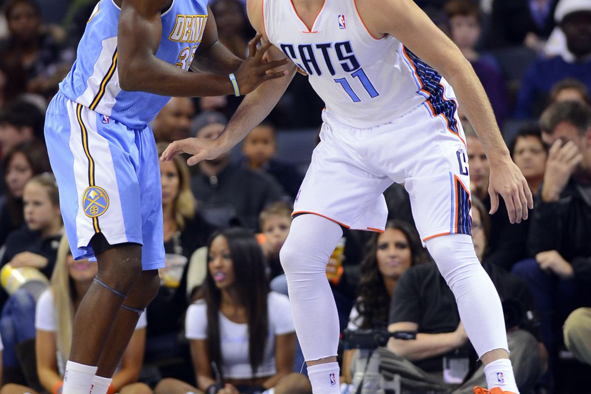 Faried and McRoberts fight for position