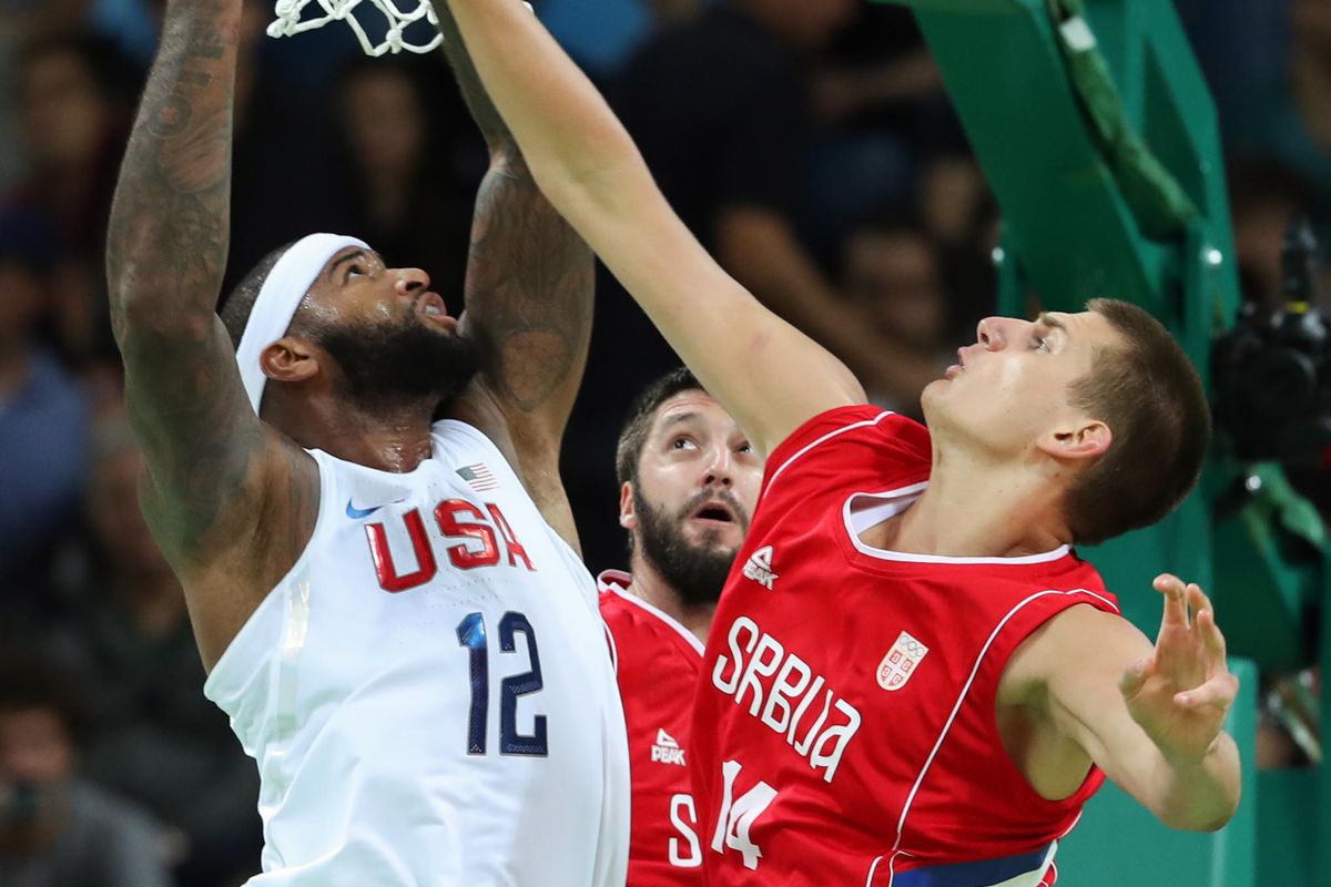 Olympics: Basketball-Men's Team-Preliminary Round USA vs SRB