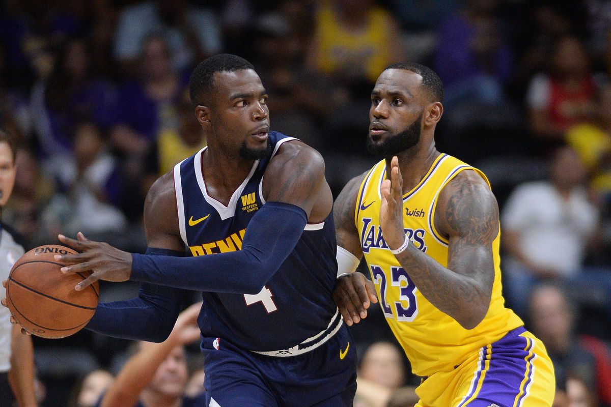 NBA: Preseason-Denver Nuggets at Los Angeles Lakers