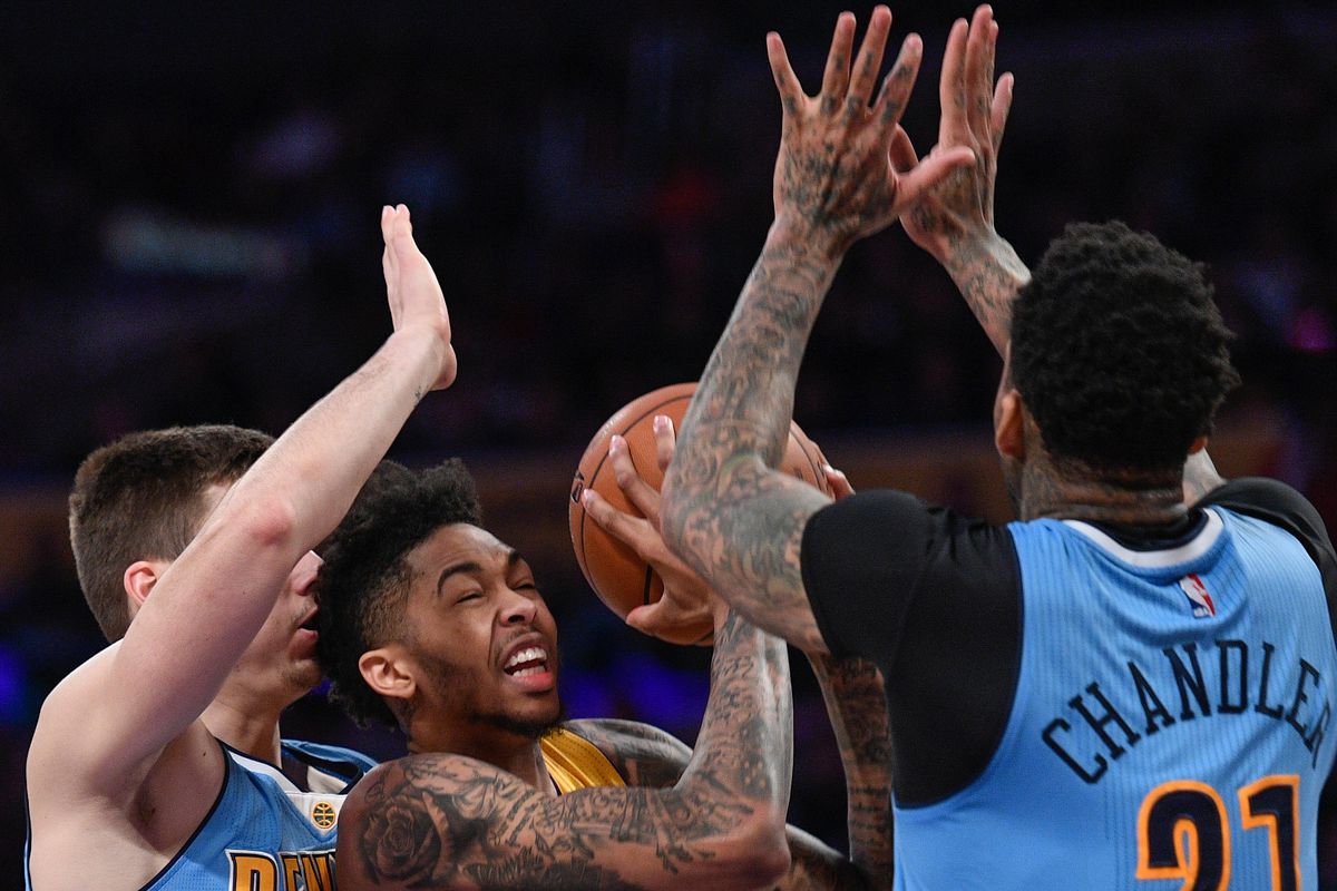 NBA: Denver Nuggets at Los Angeles Lakers