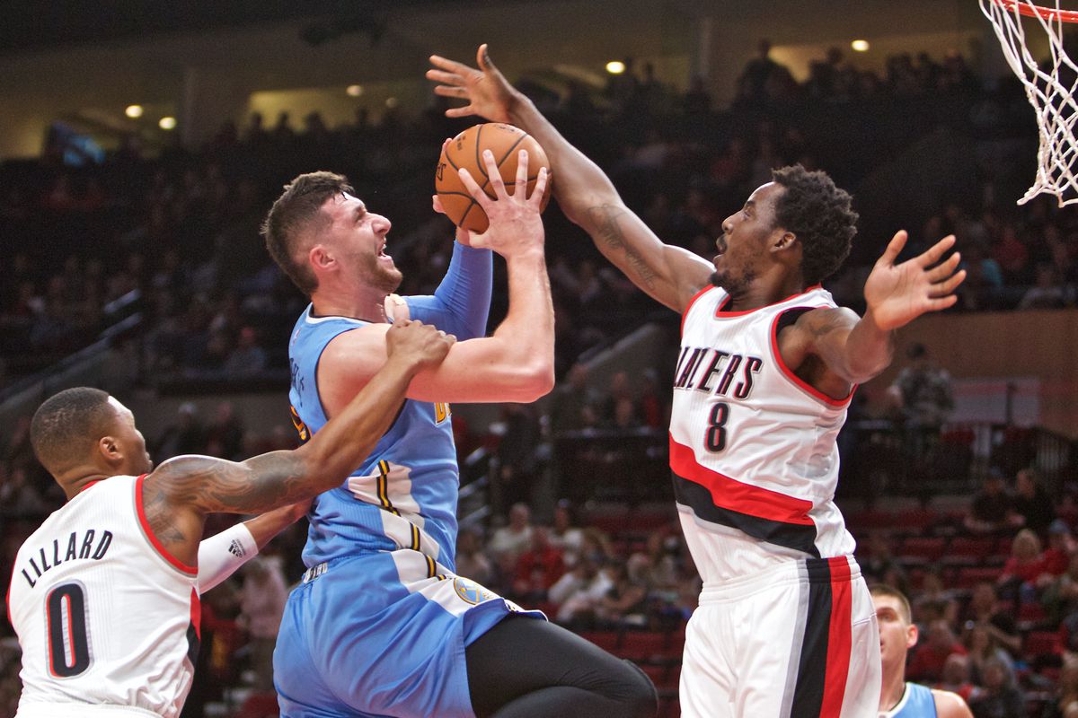 NBA: Preseason-Denver Nuggets at Portland Trail Blazers