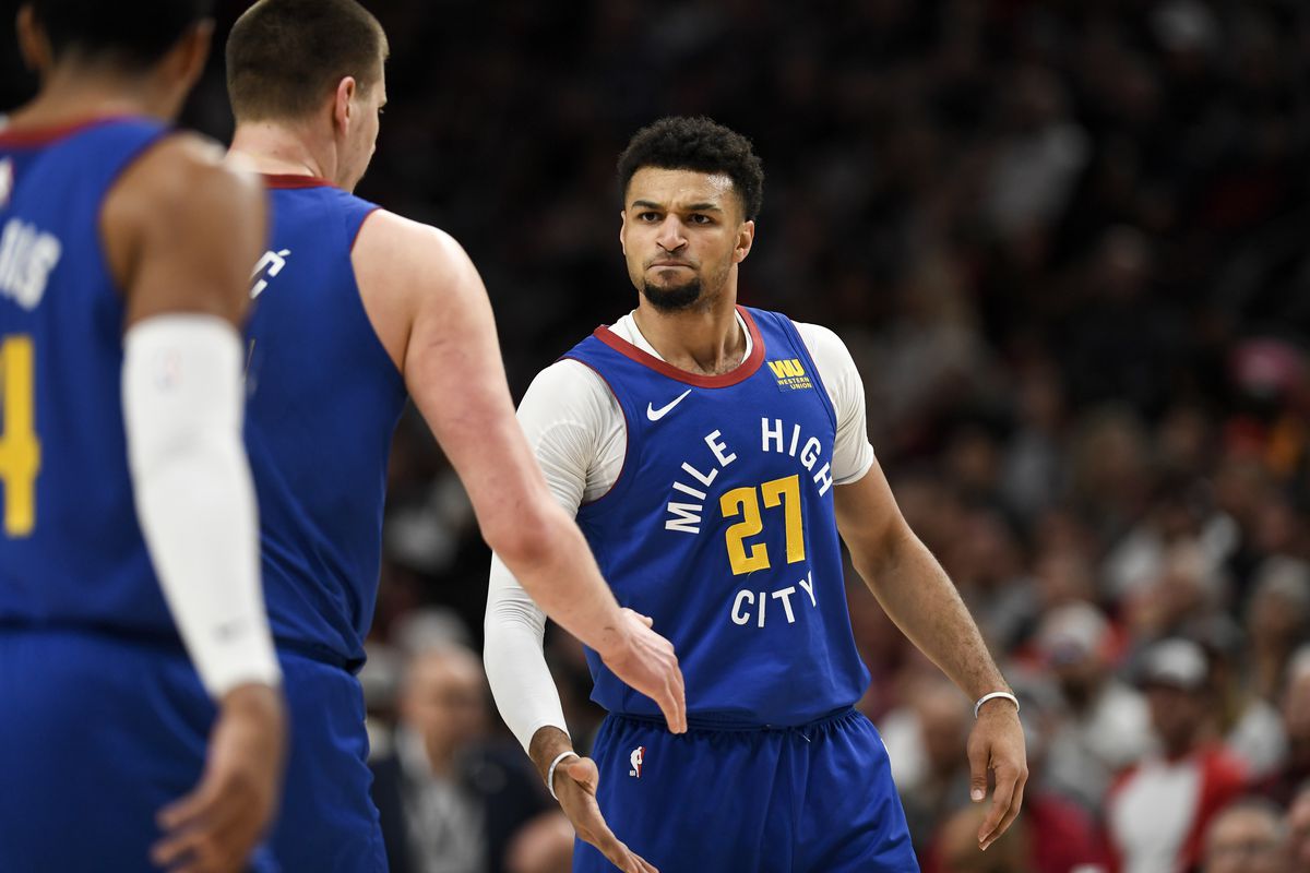 DENVER NUGGETS VS PORTLAND TRAIL BLAZERS, NBA PLAYOFFS