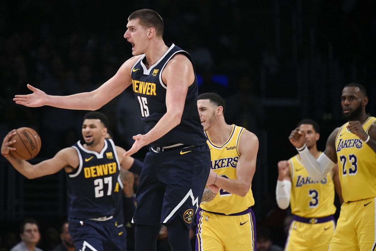 NBA: Denver Nuggets at Los Angeles Lakers