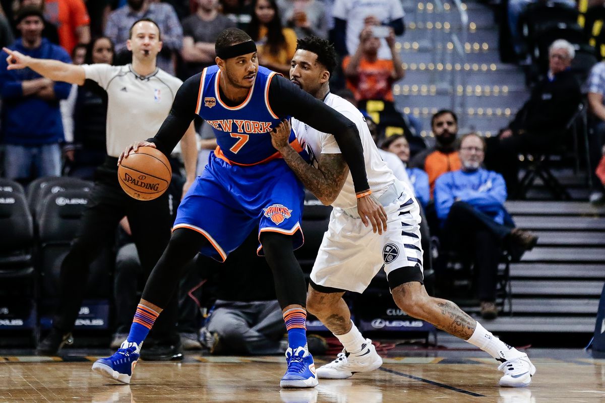 NBA: New York Knicks at Denver Nuggets