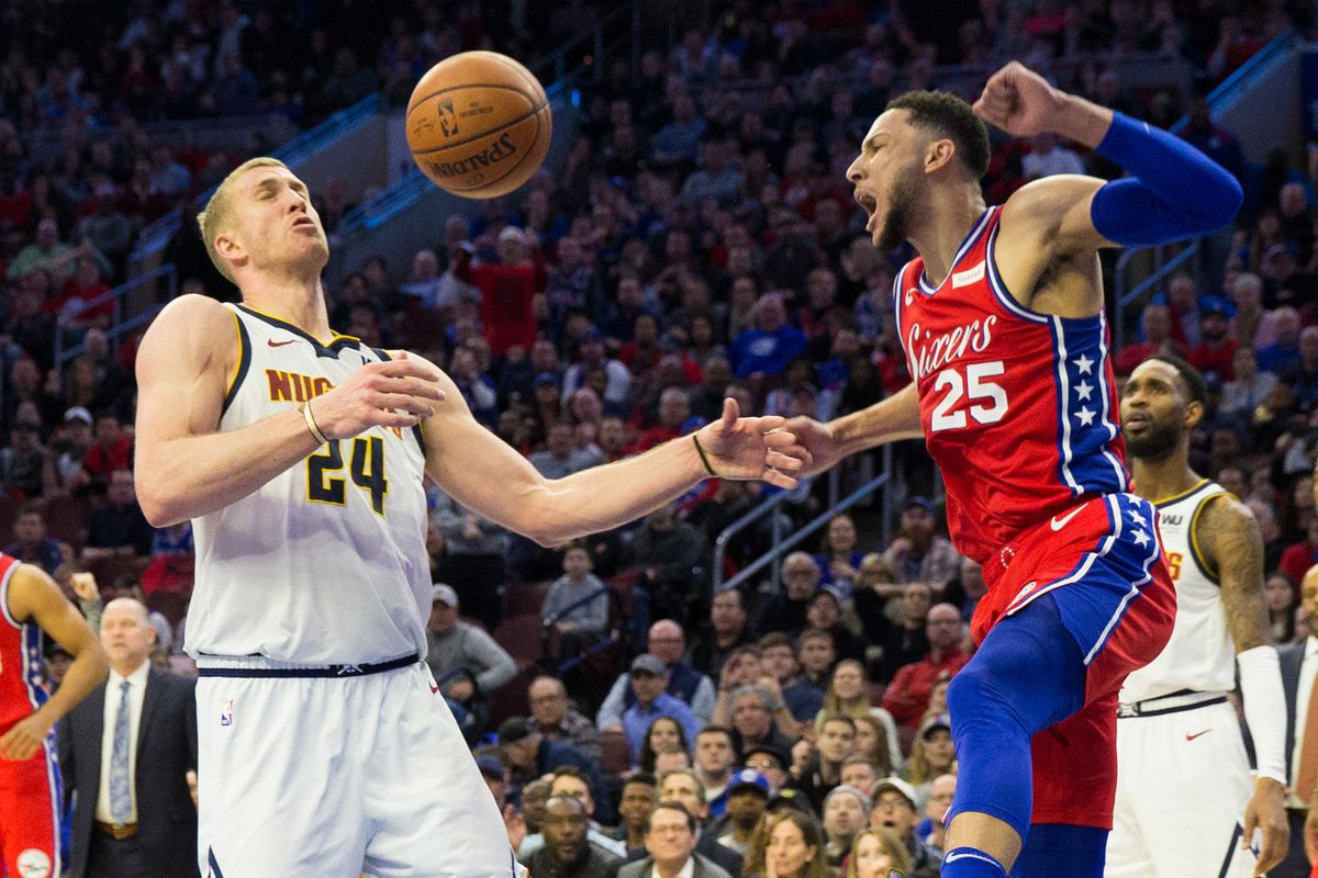 NBA: Denver Nuggets at Philadelphia 76ers