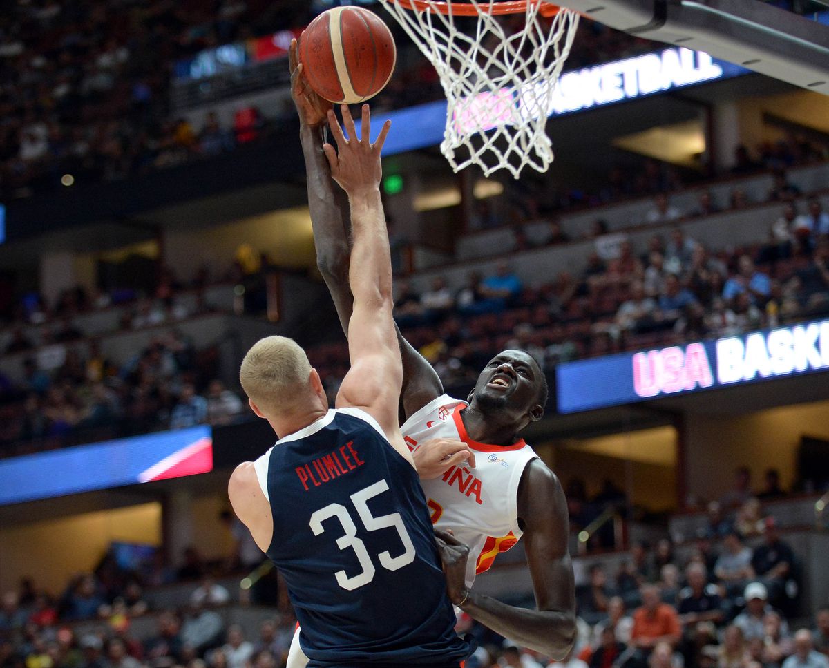 Basketball: USA Basketball Men’s National Team Exhibition -Spain at USA