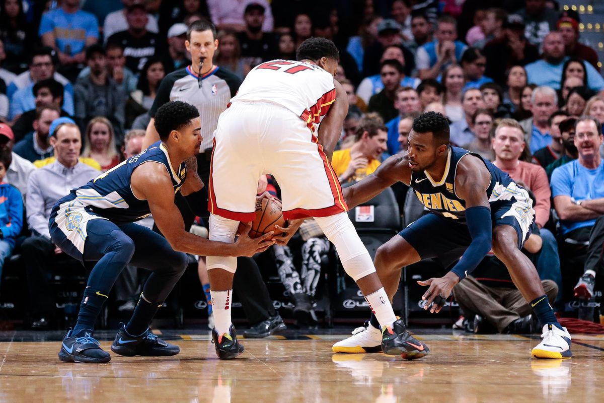 NBA: Miami Heat at Denver Nuggets
