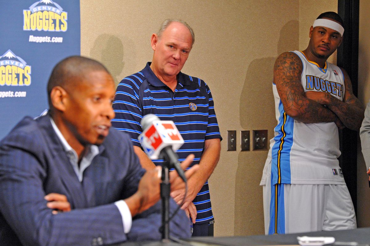 Masai Ujiri during his first season with the Nuggets.