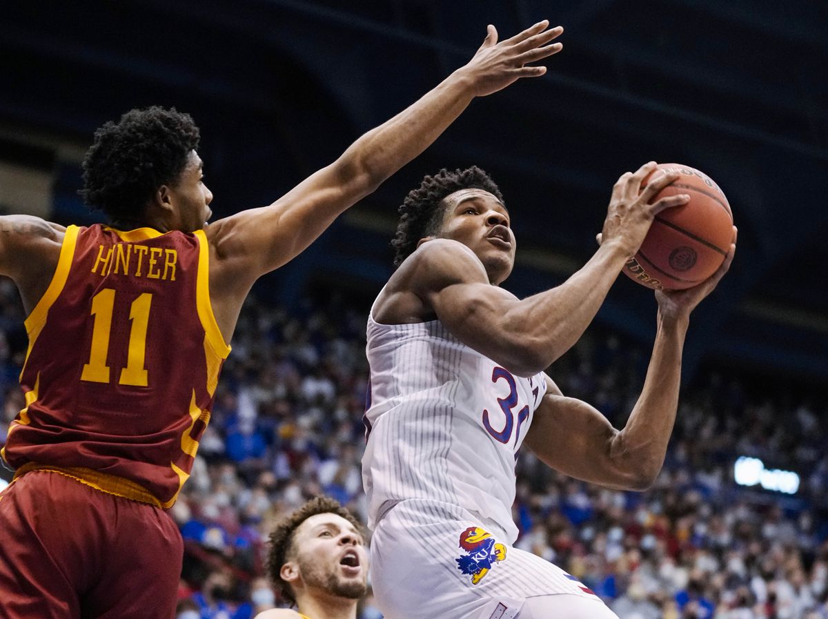 NCAA Basketball: Iowa State at Kansas