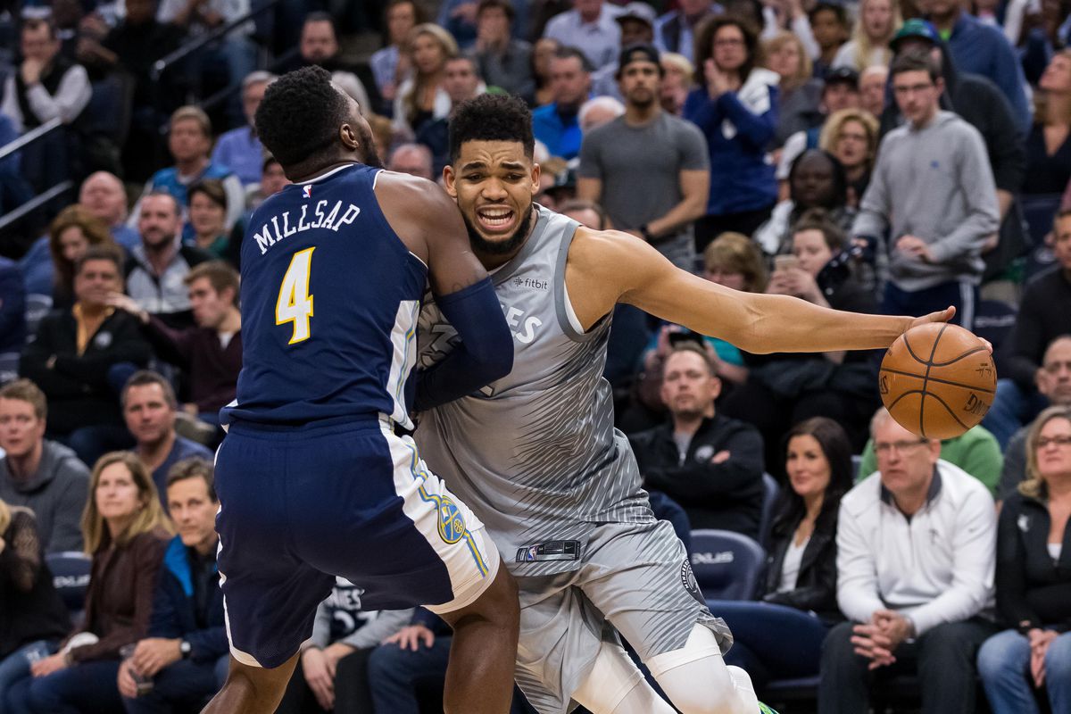 NBA: Denver Nuggets at Minnesota Timberwolves