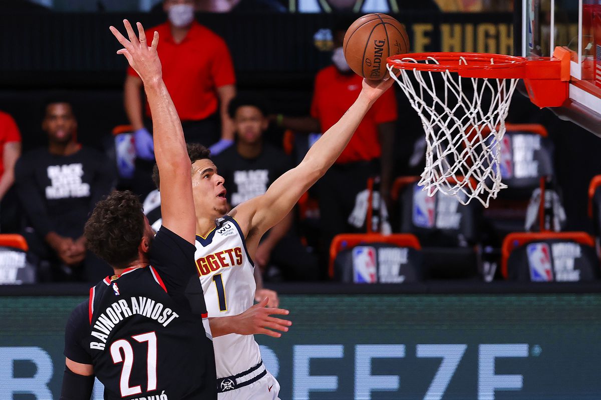 NBA: Portland Trail Blazers at Denver Nuggets