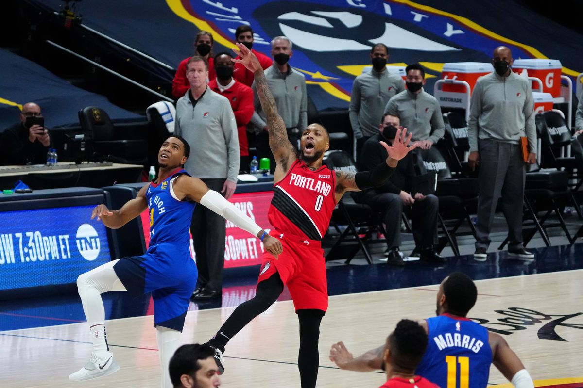 NBA: Portland Trail Blazers at Denver Nuggets