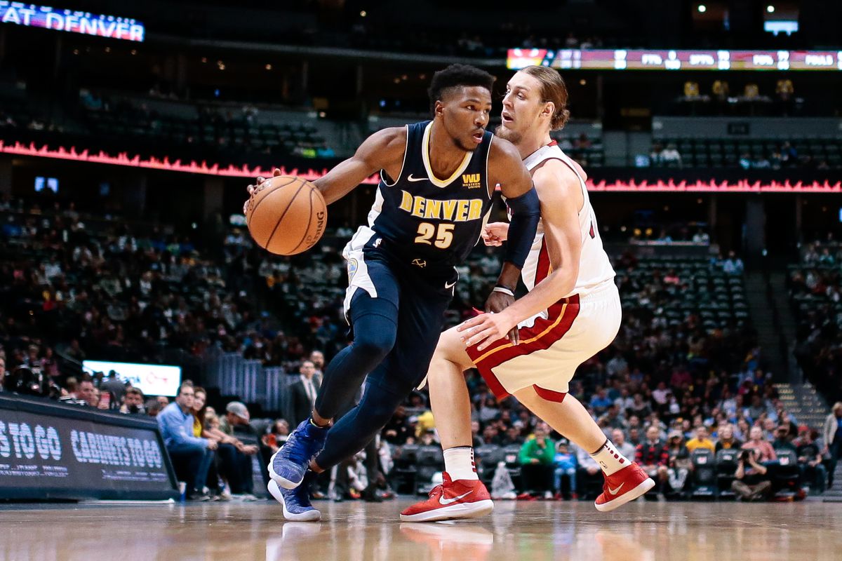 NBA: Miami Heat at Denver Nuggets