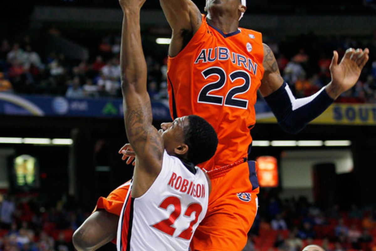 Kenny Gabriel #22, formerly of the Auburn Tigers, will be working out for the Nuggets today.