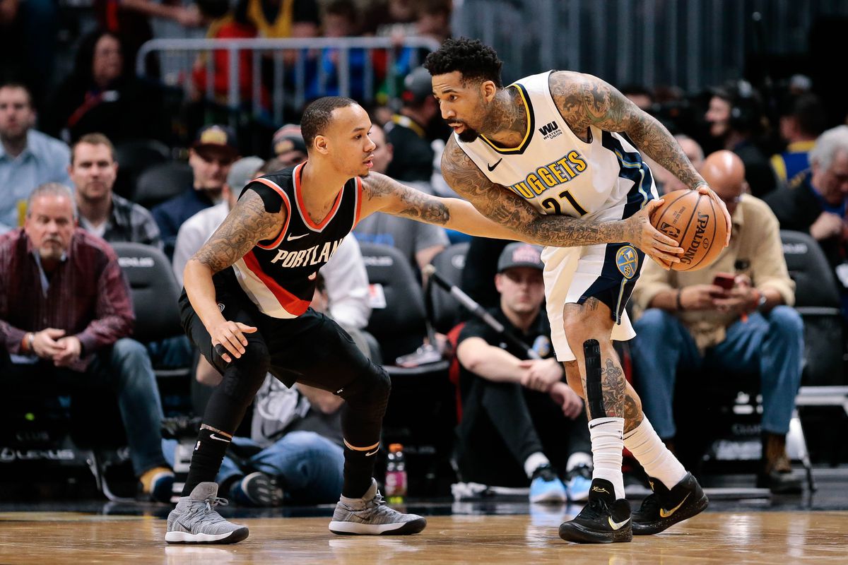 NBA: Portland Trail Blazers at Denver Nuggets