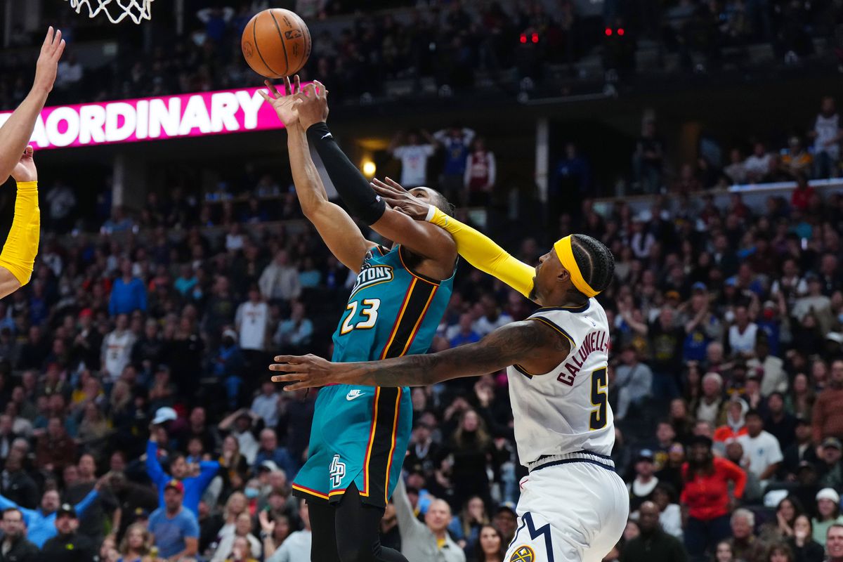 NBA: Detroit Pistons at Denver Nuggets