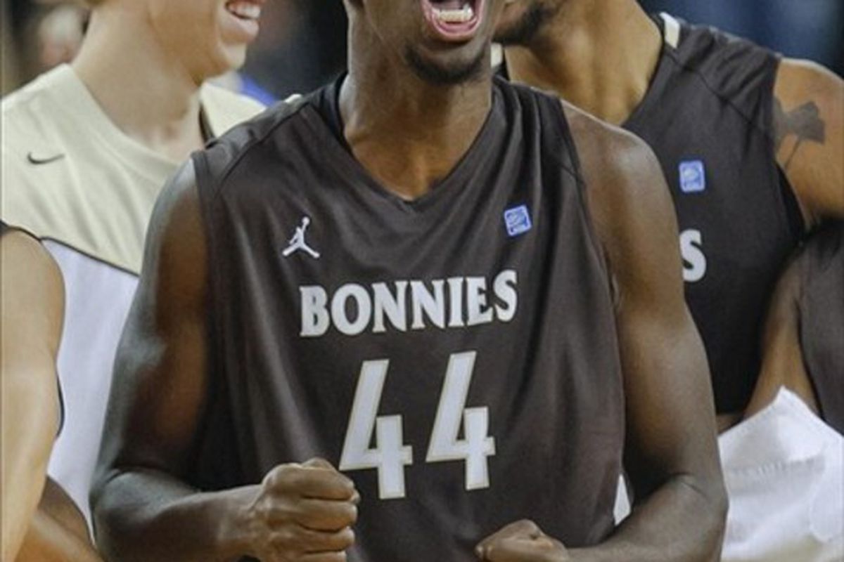 Former St. Bonaventure Bonnies forward Andrew Nicholson. 