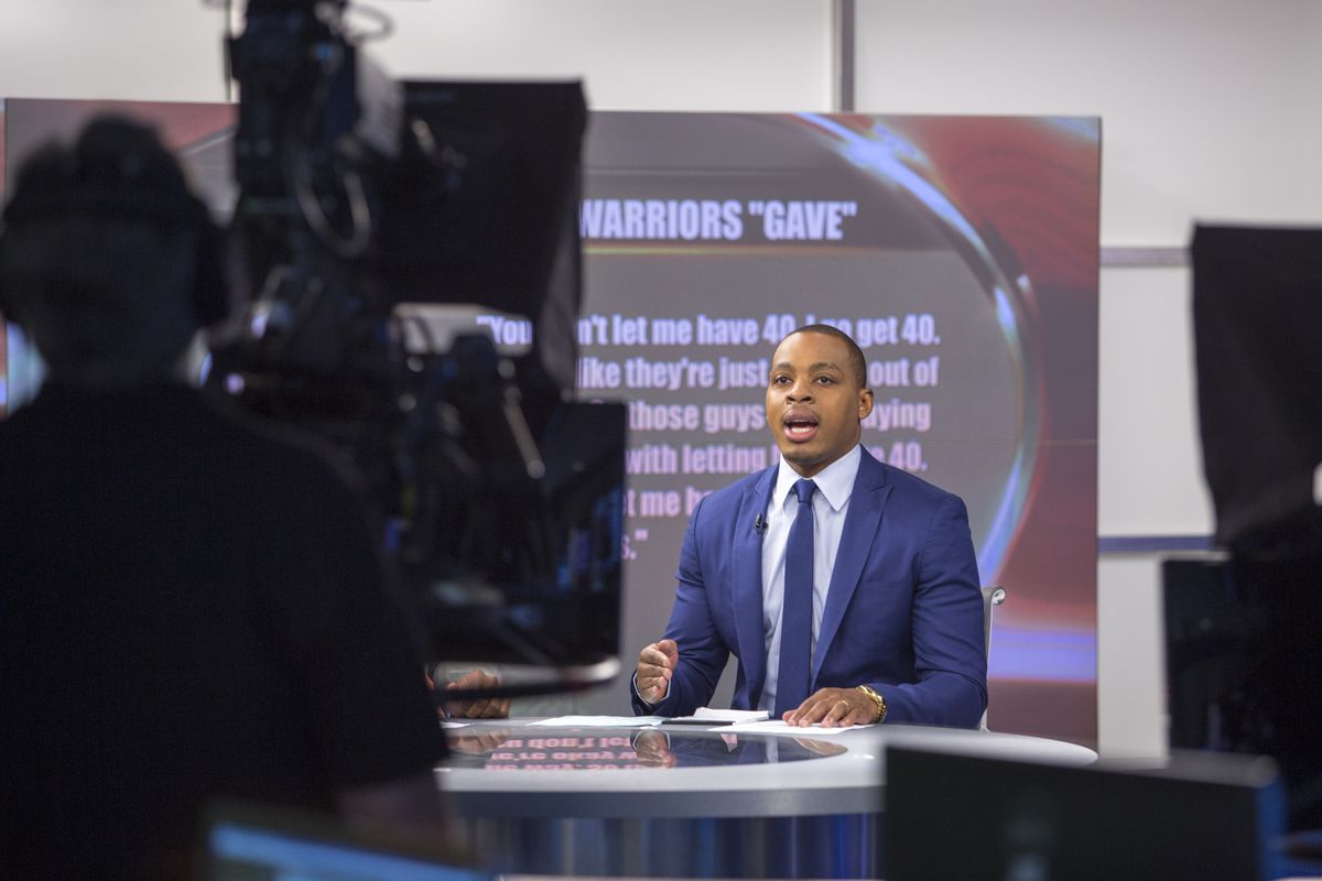 Randy Foye at Sportscaster U at Syracuse University.