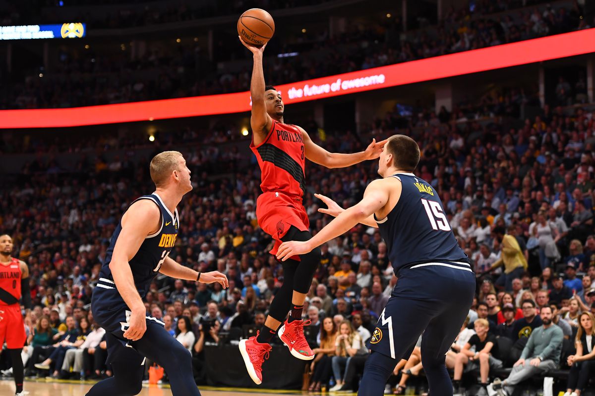 NBA: Playoffs-Portland Trail Blazers at Denver Nuggets