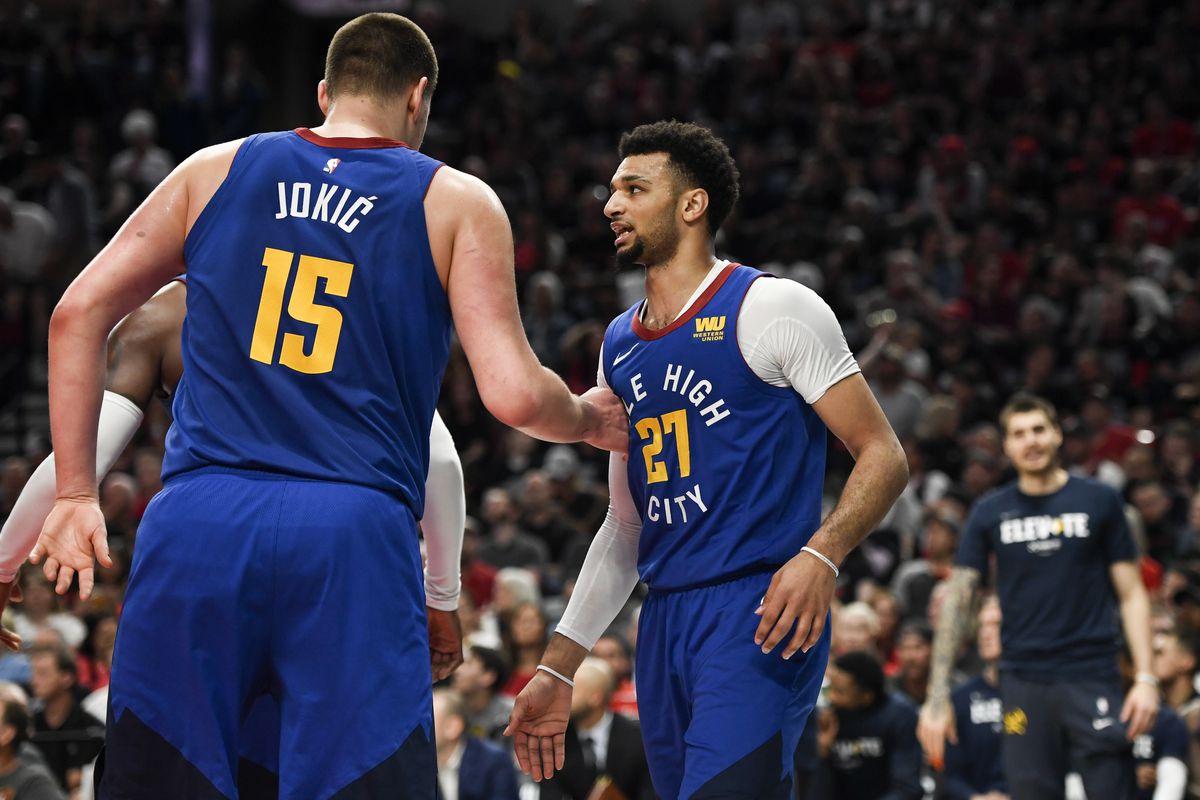 DENVER NUGGETS VS PORTLAND TRAIL BLAZERS, NBA PLAYOFFS