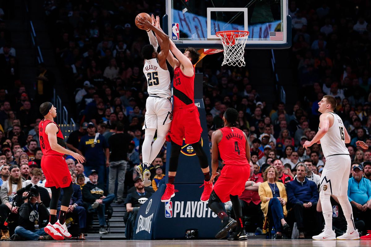 NBA: Playoffs-Portland Trail Blazers at Denver Nuggets