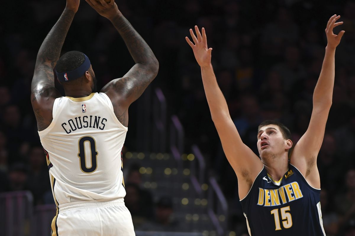 Denver Nuggets versus the New Orlenas Pelicans