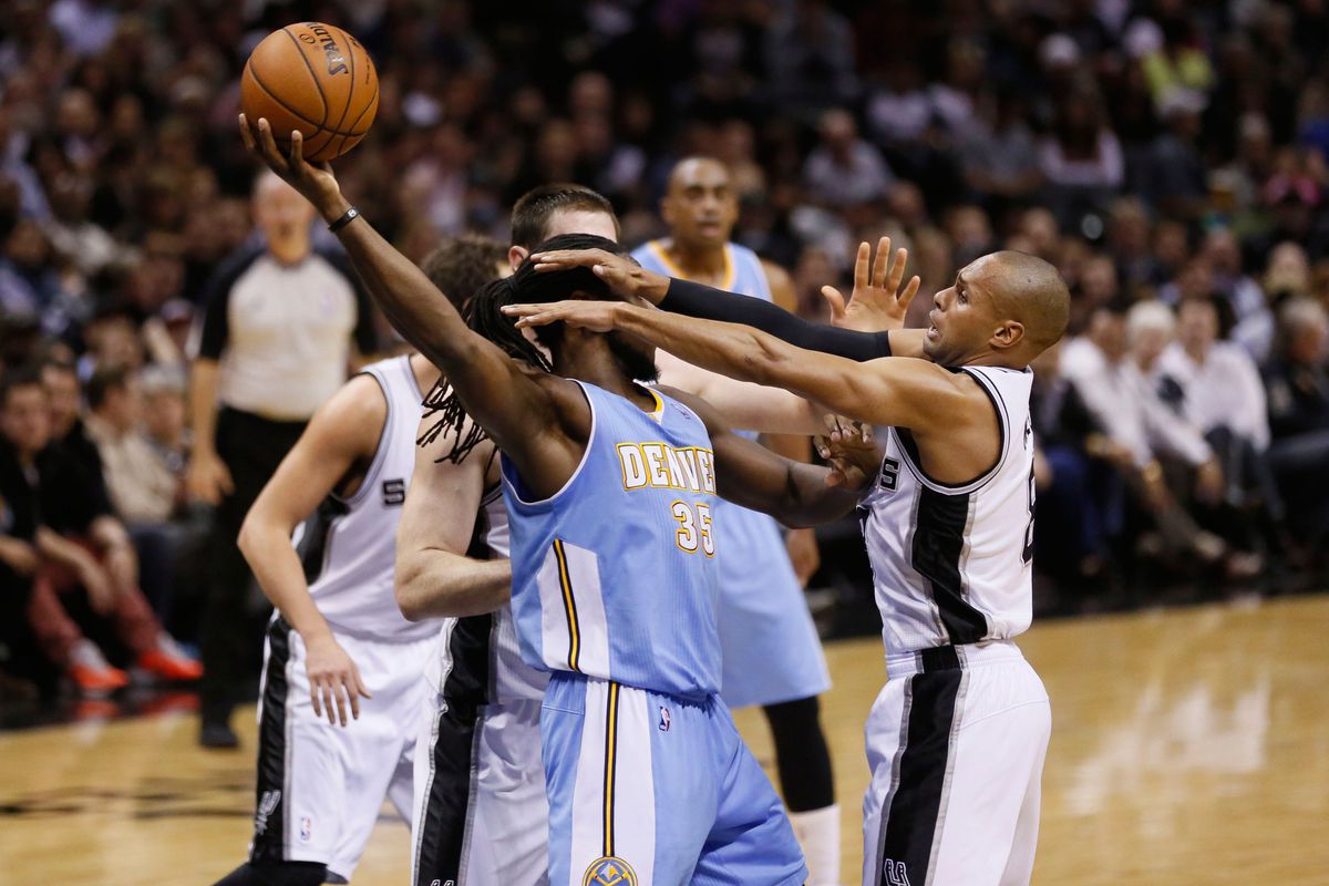 Kenneth Faried not getting fouled.