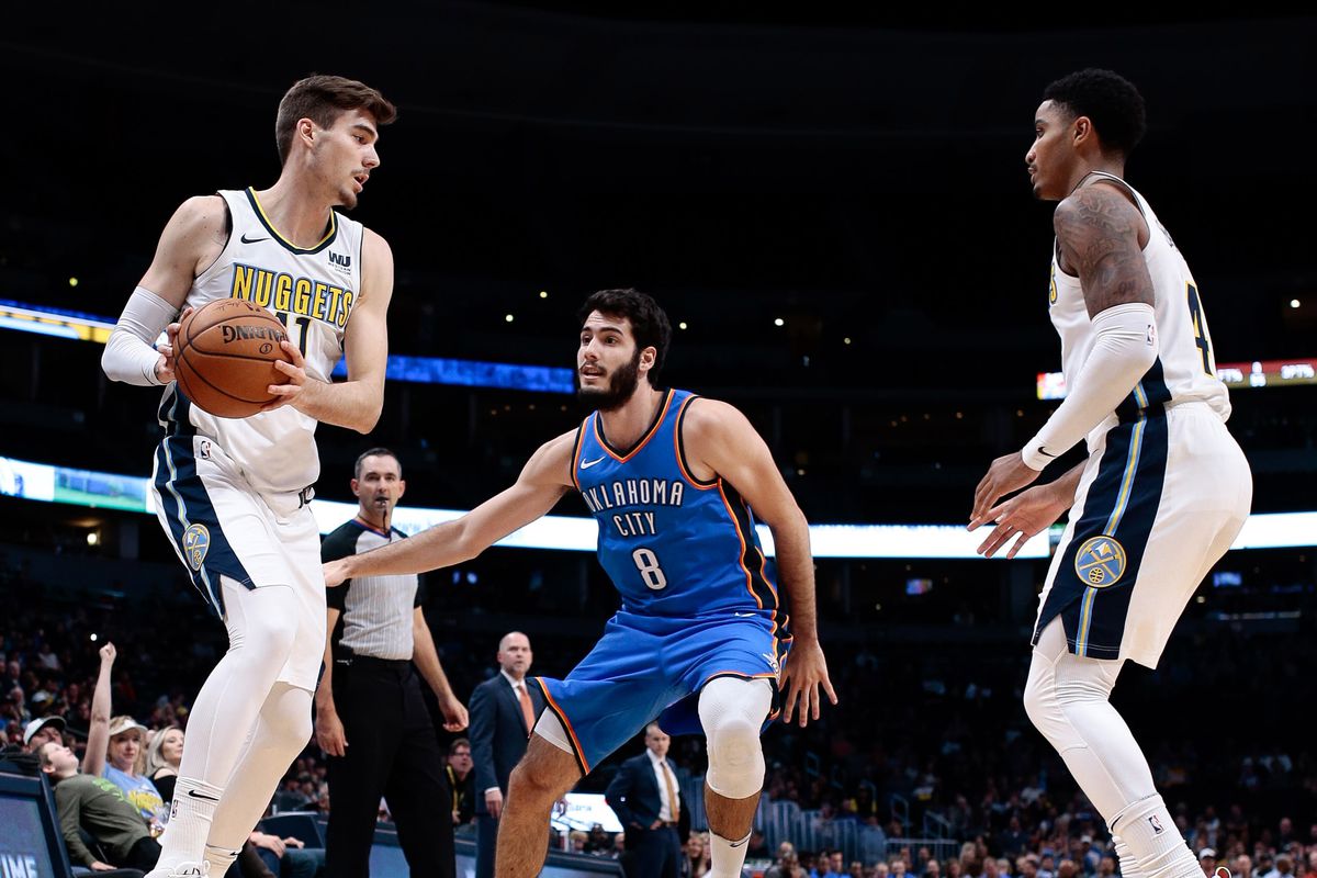 NBA: Preseason-Oklahoma City Thunder at Denver Nuggets