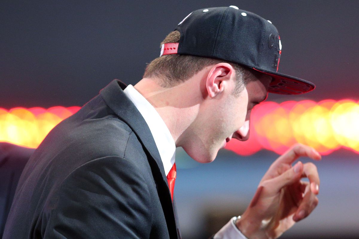 Jusuf Nurkic's at the NBA Draft.