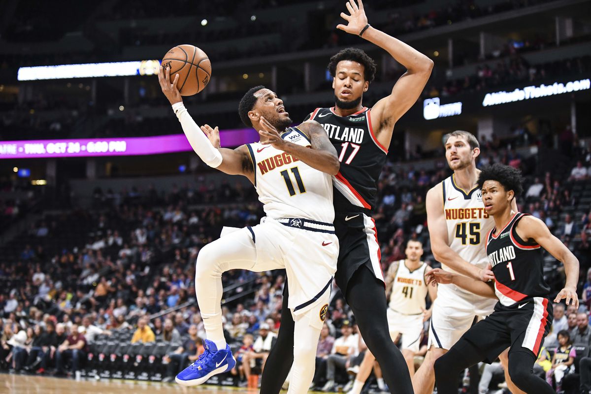NBA: Preseason-Portland Trail Blazers at Denver Nuggets