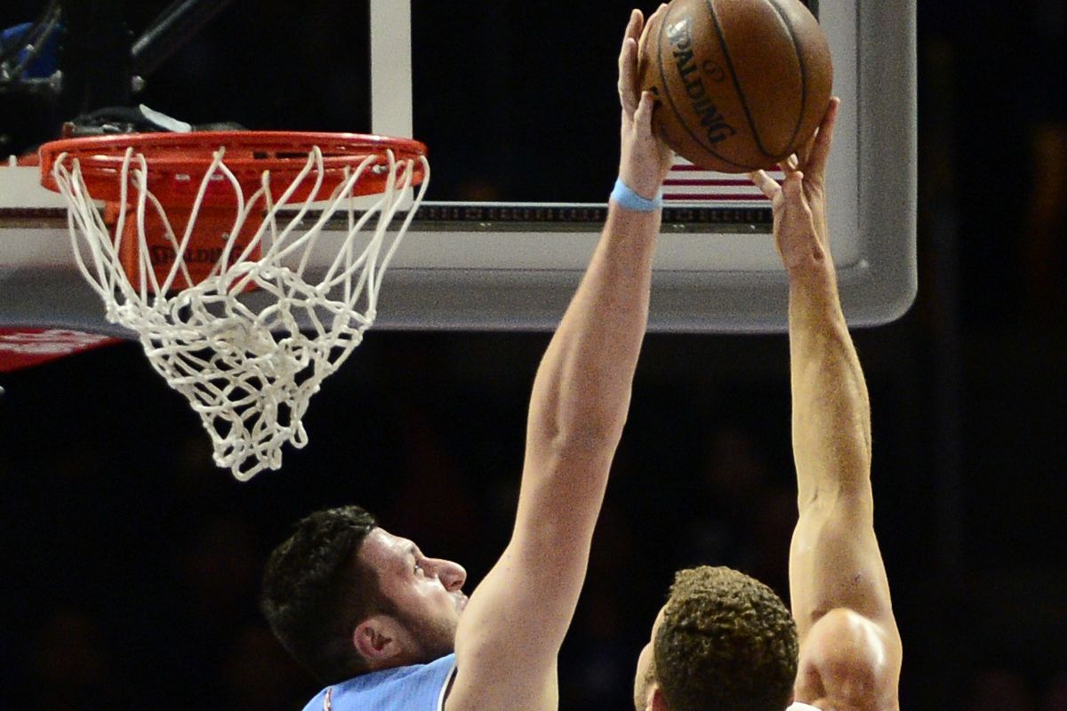 Nurkic is getting pretty good at stuffing folks, isn't he?