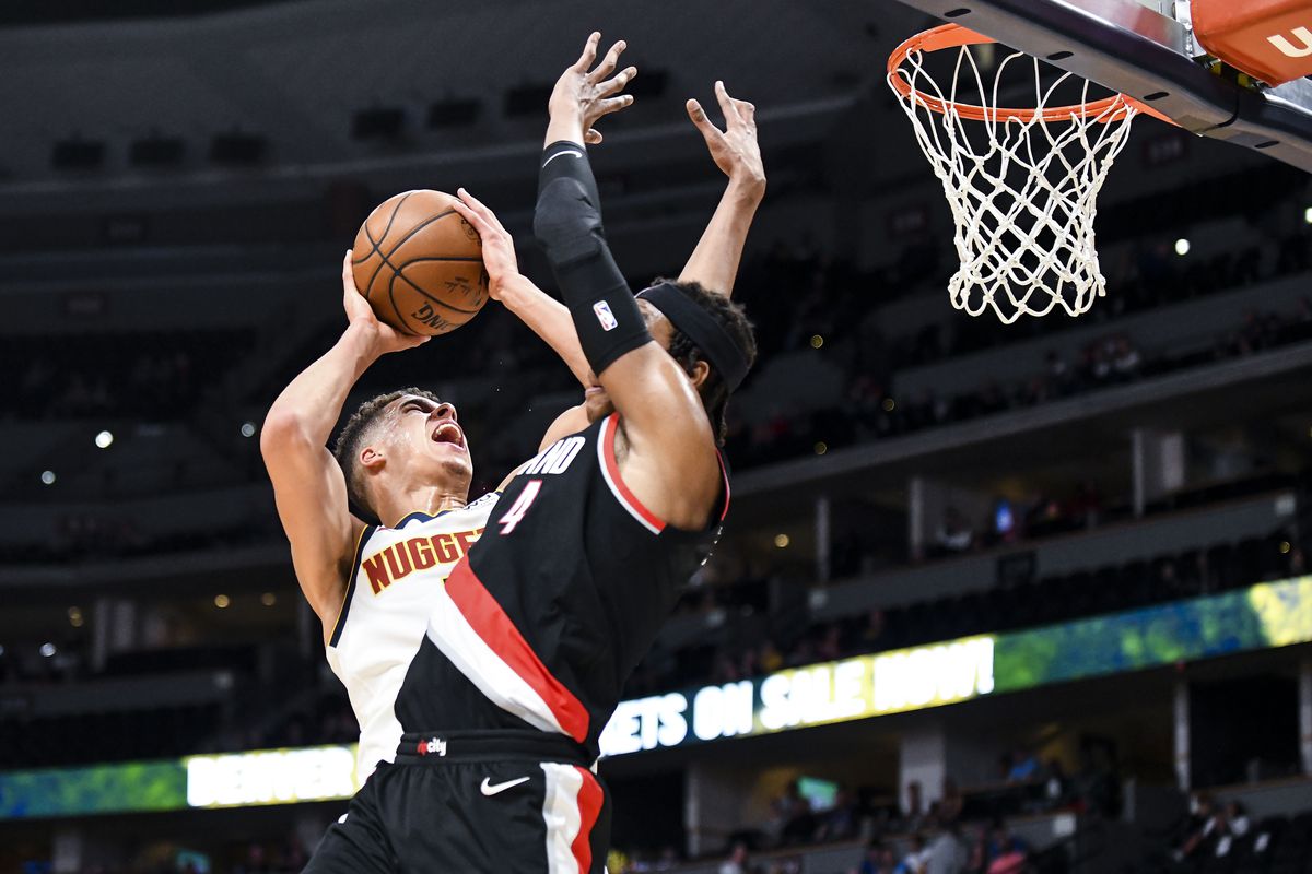 NBA: Preseason-Portland Trail Blazers at Denver Nuggets