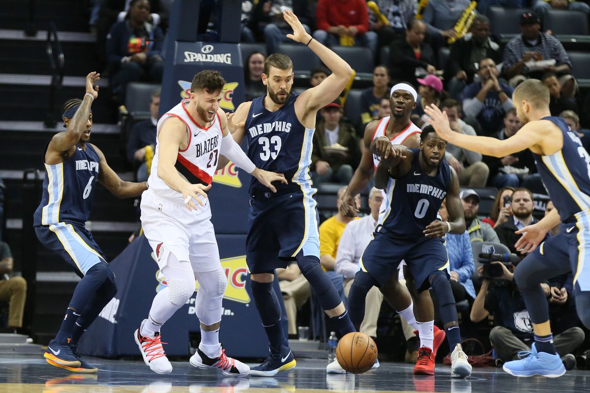 NBA: Portland Trail Blazers at Memphis Grizzlies