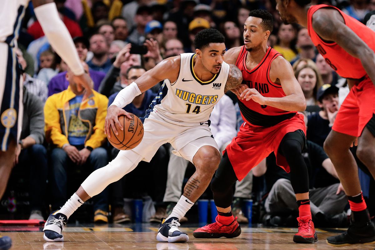NBA: Portland Trail Blazers at Denver Nuggets