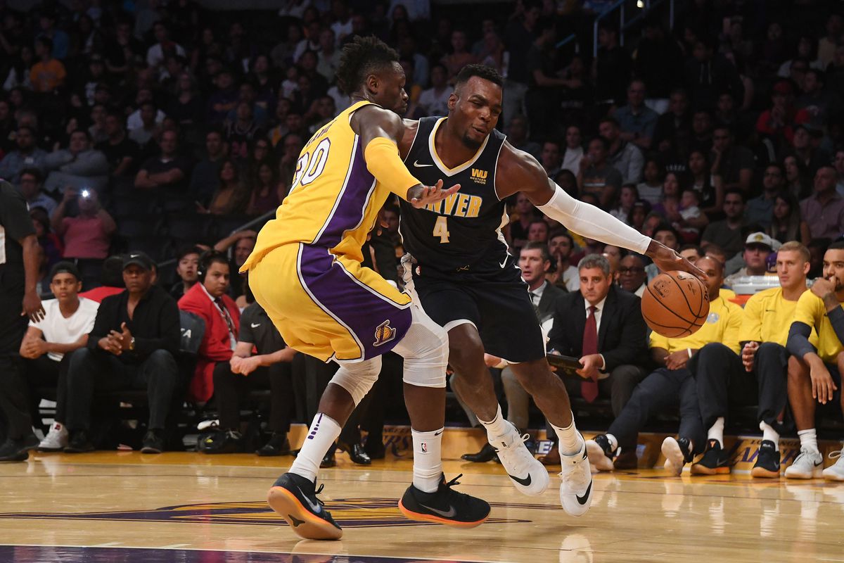 NBA: Preseason-Denver Nuggets at Los Angeles Lakers