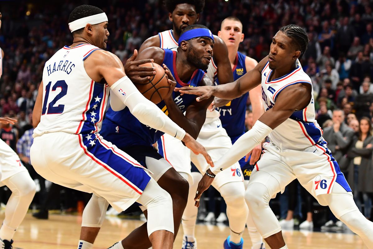 NBA: Philadelphia 76ers at Denver Nuggets