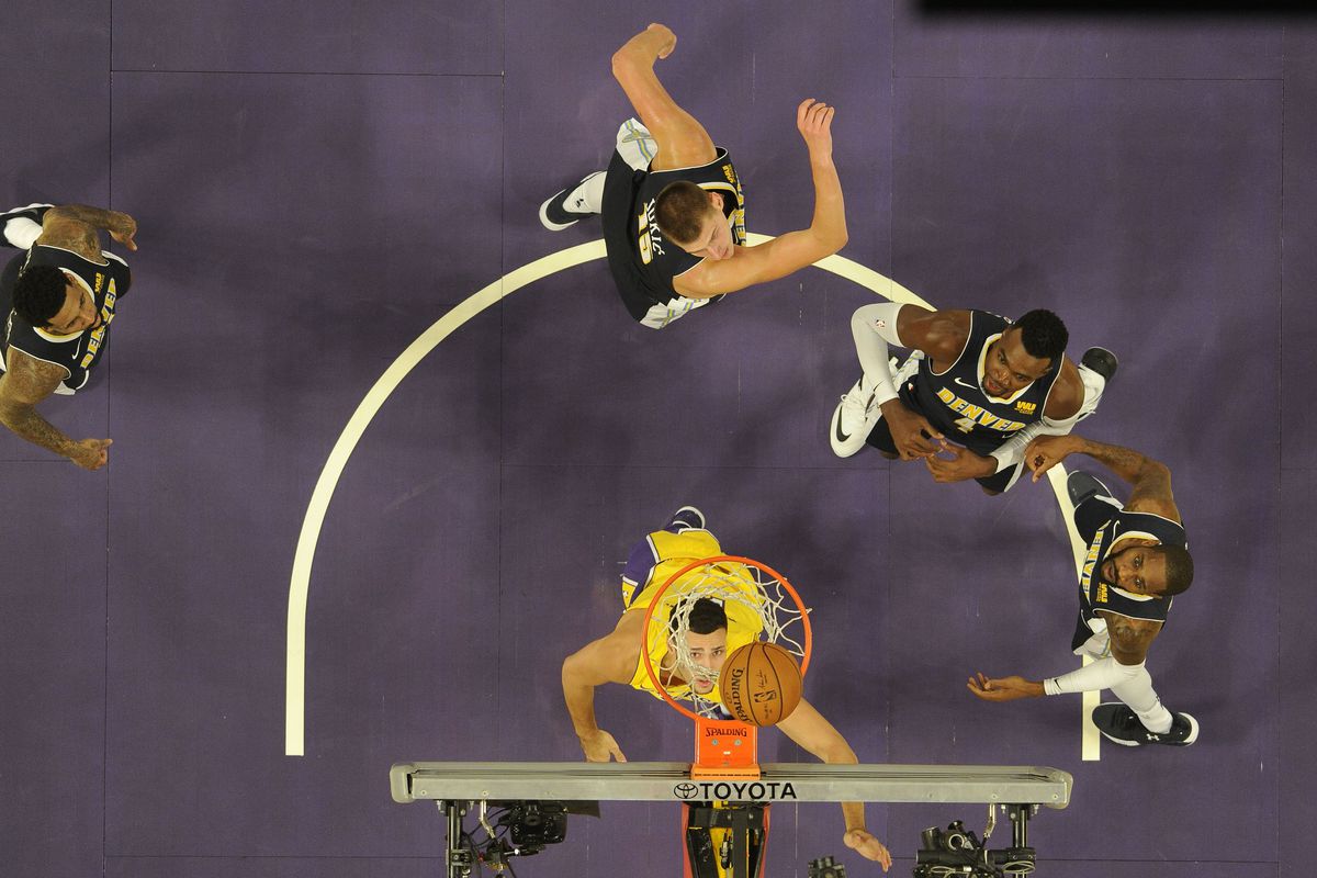NBA: Preseason-Denver Nuggets at Los Angeles Lakers