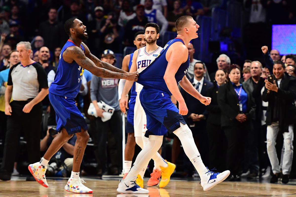 NBA: Philadelphia 76ers at Denver Nuggets