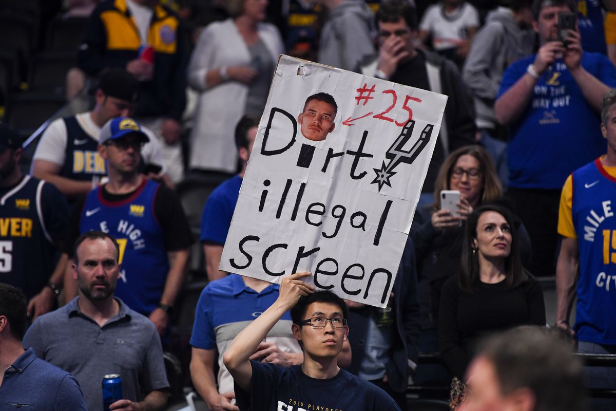 DENVER NUGGETS VS SAN ANTONIO SPURS, NBA PLAYOFFS